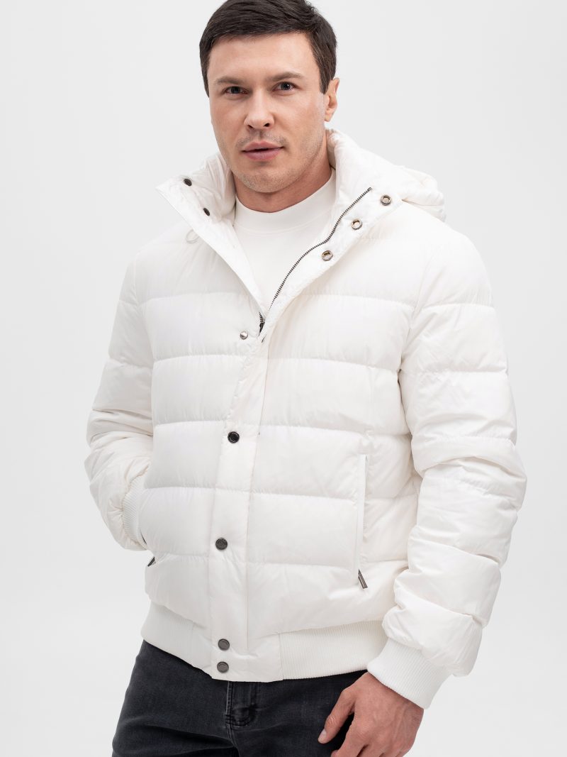 КОРОТКАЯ ПУХОВАЯ КУРТКА С КАПЮШОНОМ CORNELI