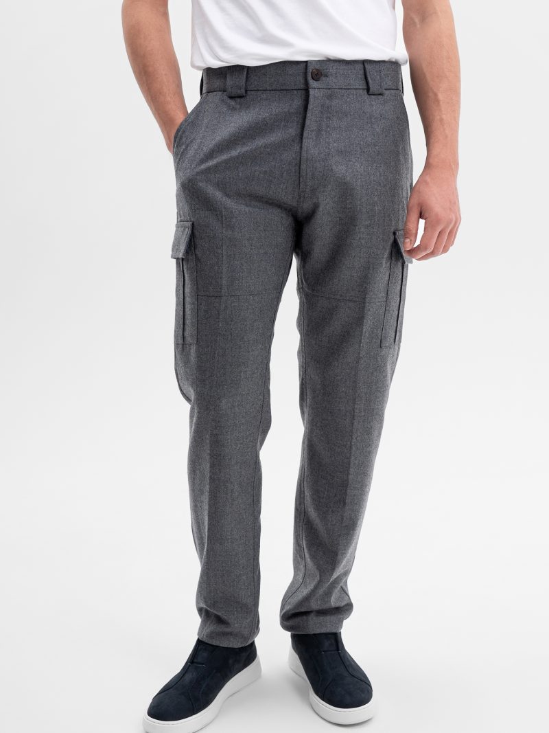 ШЕРСТЯНЫЕ БРЮКИ КАРГО CORNELI